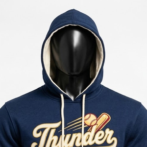 Camiseta con Capucha para Equipo de Softbol de Invierno, Manga Corta, Color Sólido, Ecológica, con Logotipo Personalizado, Nombre del Equipo, Número, OEM, ODM, Calidad Premium, 2 Piezas - Product Image 2