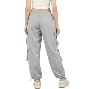 Pantalones Cargo Holgados de Pierna Ancha para Mujer, Estilo Urbano, con Logotipo Personalizado, Prendas de Moda para Damas, Ropa Urbana - Product Image 2