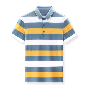 Nueva Camisa de Verano para Hombre, Manga Corta, Casual, con Cuello Redondo, Combinación de Colores Personalizada, Algodón, Talla Grande, Deportiva, Estampada, con Bolsillo, Antiarrugas - Product Image 1