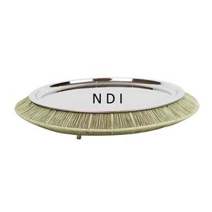 Plato de Servicio Metálico de Calidad Superior con Acabado en Polvo y Adhesivo de Diseño para Uso en Hogar, Restaurantes y Servicios de Catering - Product Image 6