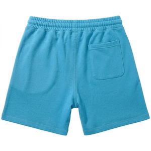 Pantalones cortos de rizo personalizados para entrenamiento deportivo masculino, unisex, 100% algodón puro, pantalones cortos de rizo en blanco para gimnasio, yoga y uso diario para hombre. - Product Image 2