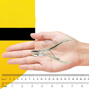 Coupe-ongles de précision robuste en acier inoxydable incurvé super tranchant de 10 mm pour manucure, pédicure, cuticules et ongles de bébé - Product Image 3