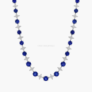 Collar Solitario con Diamante Cultivado en Laboratorio de 0.50 Quilates, Corte Brillante Redondo, en Oro Blanco Sólido de 14k, Joyería Fina Ética, Regalo para Mujer - Product Image 3