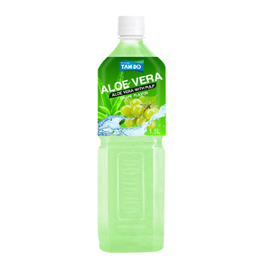 Bebida de Aloe Vera OEM en Botella PET de 1500 ml, Baja en Grasa, 100% Pura, Batido de Frutas con Sabor - Product Image 4