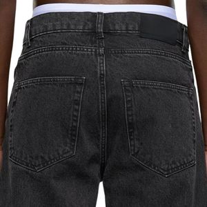 Baggy Denim Pants for Men Relaxed Fit Cotton <b>Jeans</b> Wide Leg Casual Streetwear Custom Logo OEM ODM Bulk Wholesale Supplier - Product Image 4