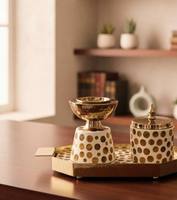 Meilleure vente : Brûleur d'encens arabe en bois MOP, avec dôme gravé, base en métal, écologique, fait main, 100% naturel, de haute qualité