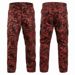 Hot Selling Custom Camouflage <b>Cargo</b> <b>Pants</b> Multi Pocket Outdoor Workwear Knee Protective Durable Heavy Weight <b>Pants</b> for <b>Men</b> - Product Image 3