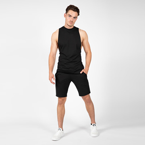 Débardeur de musculation en coton léger, respirant, séchage rapide, écologique, 180g, avec emmanchement profond, OEM, marque privée - Product Image 3