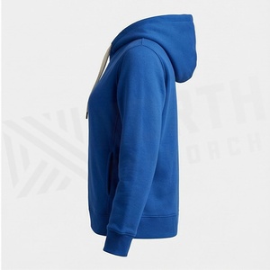 Custom Crop Top Casual Hoodies Women's Pullover Cotton French Terry <b>Plain</b> Outdoor Fashion OEM Breathable <b>Sweatshirt</b> Top - Product Image 3