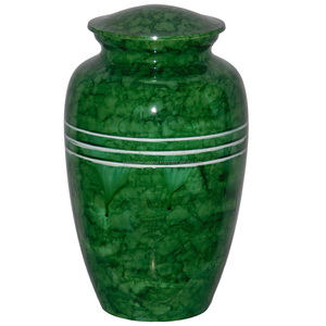 High Quality And Classic Brass Adult Cremation Urns With Black Lining Design And Gold Finished Metal Funeral Urns - Product Image 6