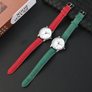 นาฬิกาข้อมือหนังผู้หญิงเรียบง่าย รุ่นนักเรียน น้ำหนักเบา 192027 - Product Image 3