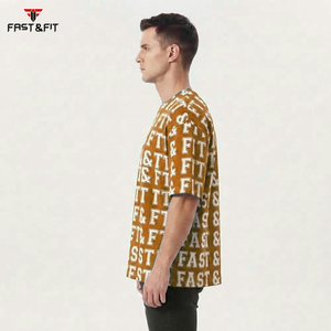 Camisetas Personalizables para Hombre, 100% Algodón Grueso, Impresión Serigráfica, Transpirables, Ecológicas, con Logotipo y Patrón de Letras Personalizados - Product Image 6