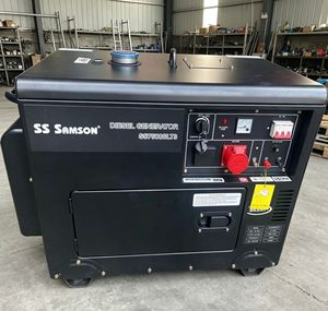 SS Samson ชุดเครื่องกำเนิดไฟฟ้าดีเซลแบบเงียบแบบพกพา7KW เครื่องกำเนิดไฟฟ้าสำรองที่บ้าน - Product Image 1