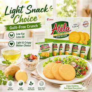 Wholesale Baked Not Fried Aromatic Potato Crisp Crackers Crunchy Healthy 342g ODM Vietnam Factory - Product Image 1