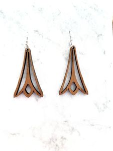 Nouvelle Collection : Boucles d'Oreilles Tendance en Bois Coloré – Dernière Nouveauté, Vente en Gros, Personnalisables, pour Femme - Product Image 5