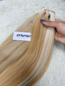 Extensions de cheveux de luxe européennes à trame simple, 100% cheveux vierges, couleur personnalisée, vente en gros d'usine NSH-DN, Vietnam, marque NASA HAIR - Product Image 4