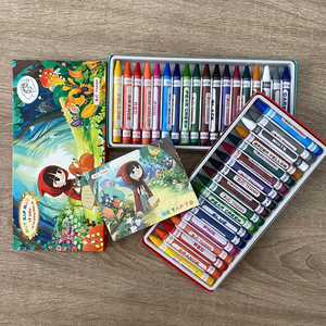 Ensemble de crayons de cire personnalisés du Vietnam, 18 couleurs, crayons de cire non toxiques - Product Image 1