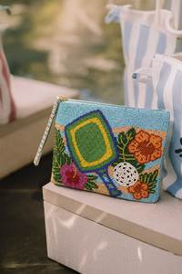 Handmade Nylon Cactus Beaded Coin Purse Women's Zipper Wallet <b>Seed</b> Bead Cosmetic Pouch Cute Desert Design Eco-Friendly - Product Image 2
