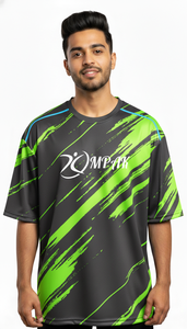 เสื้อยืดโอเวอร์ไซส์ลายพิมพ์สไตล์คนเมือง แฟชั่นสตรีทแวร์ลำลองสำหรับผู้ชาย - Product Image 3