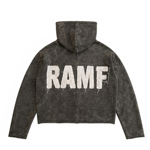 Custom High Street American Autumn Winter Hooded <b>Fleece</b> <b>Jackets</b> Y2k Embroidered Loose Vintage Casual Sweatshirts Quick Dry - Product Image 2