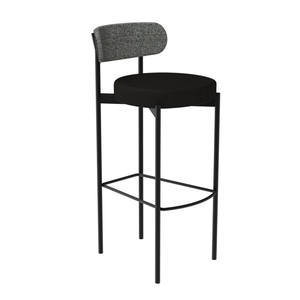 Chaise de bar nordique de luxe léger en bois pour restaurant, mobilier commercial moderne pour cuisine et salle à manger - Product Image 5