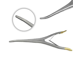 Écarteur mammaire manuel à lame droite et émoussée en acier inoxydable allemand pour dissection, chirurgie esthétique reconstructive et plastique - Product Image 1