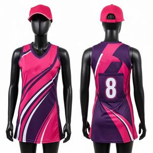 Article le plus vendu : Ensemble d'uniformes de netball personnalisés pour hommes, femmes et jeunes, sublimés, prix d'usine, tenues complètes de netball - Product Image 1