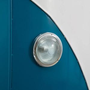 Mueble bar Vandana Maxima Aureo azul con encimera de madera de mango - Product Image 4