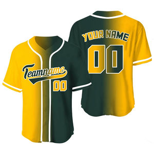 Nouveau design 2026 Maillot de baseball en gros Tendance 100% Polyester Unisexe Imprimé Respirant Col en V Nom d'équipe personnalisé Bas prix - Product Image 2