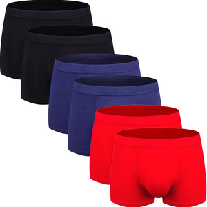 Ropa Interior Masculina, Calzoncillos Boxer de Algodón Elástico, Transpirables, Ecológicos, Cintura Alta, Logotipo, Alta Calidad Premium, Precio al por Mayor - Product Image 4