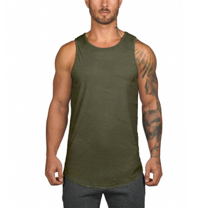 Custom Embroidered Eco-Friendly Breathable Button Men's Casual Gym <b>Vest</b> Tank <b>Top</b> 100% Polyester Quick Dry Fitness Workout - Product Image 5