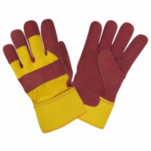 Gants de sécurité en cuir de vachette pleine fleur haute performance, nouvelle conception, pour travaux industriels, construction, jardinage, avec doublure en coton tricoté - Product Image 5