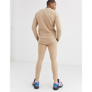 Survêtements de sport surdimensionnés personnalisés pour hommes, bas de sport extérieur décontracté à motif solide pour l'hiver à l'automne actif - Product Image 3