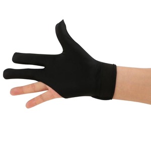Guantes de billar para jugadores, guantes de control suave para tacos, guantes antideslizantes, ajuste cómodo, guantes de tres dedos para juego de billar - Product Image 5