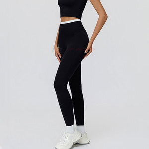 OEM Service Professional Wear Plus Size Women Yoga Set Solid Breathable Quick Dry High Quality 2 Piece Set Customizable Colors - Product Image 5