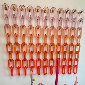 โซ่เรซิ่นตกแต่งทรงกลม ทำมือ วาดลายด้วยมือ สำหรับบ้านและสำนักงาน - Product Image 1