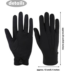 Gants courts en coton unisexes pour opéra, mariage, fête, danse, sport et activités de plein air - Product Image 1