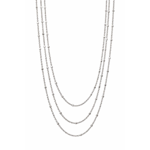 Revalia Plain Minimalist <b>Cable</b> Chain Women's Wedding Party Daily Wear Gift Necklace - Product Image 1