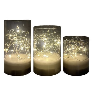 Vela con Control Remoto Recargable por USB TOOWIN, Lámpara de Vela LED Electrónica, Adorno de Boda de Acrílico y Parafina, Decoración - Product Image 2