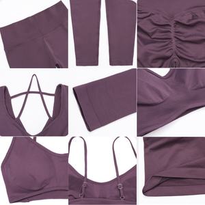 Nuevo Diseño al por Mayor, Conjunto de Yoga de 2 Piezas de Alta Calidad, Ropa Deportiva, Conjuntos de Fitness para Mujer - Product Image 5