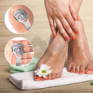 Kit complet de rasoirs anti-callosités – Têtes de lime à pieds – Manche en acier premium pour une élimination efficace des peaux dures - Product Image 2