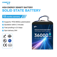Batterie semi-solide XINGTO haute puissance 6S 12S 14S 18S 24S 36000mAh 330Wh/kg 10C à décharge rapide pour drone UAV, 800 cycles