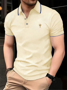 Camiseta de hombre, nueva moda, polos de hombre, camiseta polo informal de verano de manga corta con estampado 3D, estilo casual y holgado para la calle. - Product Image 4