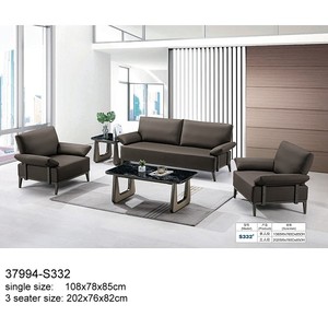 37994-318  1+1+3/set  Ensemble de canapés de bureau en métal - Product Image 2