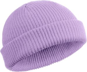 Gorro Unisex de Punto Acrílico 100% Color Sólido, Estilo Casual para Invierno, Talla 56-58CM, Negro y Crema, Último Modelo 2026 - Product Image 6