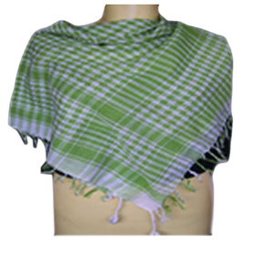 Écharpe Arafat unisexe de qualité supérieure à motif à carreaux, élégante et légère en coton, Keffiyeh Shemagh pour hommes et femmes, style traditionnel arabe - Product Image 1