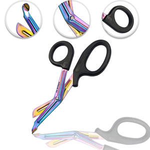 Tijeras de enfermera de primeros auxilios manuales de acero inoxidable de la mejor calidad, tijeras de vendaje Lister, instrumentos médicos - Product Image 4