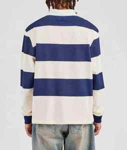Chemises polo de rugby à manches longues pour hommes, style vintage, de haute qualité, best-sellers - Product Image 5