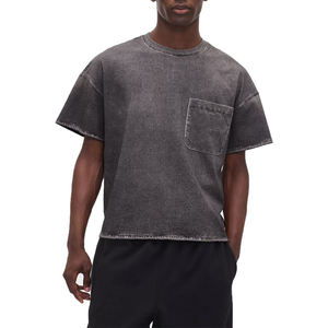 Mens longline extended fit t <b>shirt</b> breathable fabric comfortable stylish streetwear casual outfit for everyday fashion - Product Image 2
