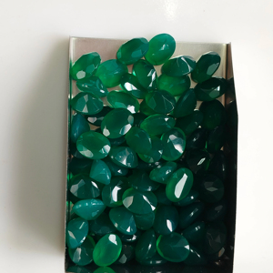 Ónix Verde Natural, Corte Ovalado de 9x7MM, Gema Suelta de la Mejor Calidad para Joyería, Certificado por Red Mountain Gems - Product Image 3